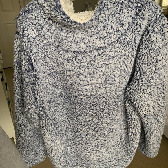 True Grit Fluffy Pullover Jacket Sweatshirt - Picture 3 of 3